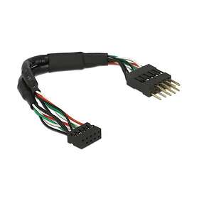 DeLock USB 2.0 Pin Header USB intern kabel 10 pins USB-samlekasse till 10 pins U