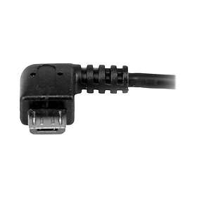 StarTech 12 cm högervinklad Micro USB till USB OTG-värdadapter M/F USB-adapter U