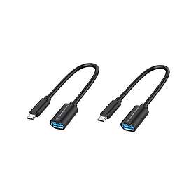 Conceptronic USB-C to USB-A OTG Adapter 2-Pack
