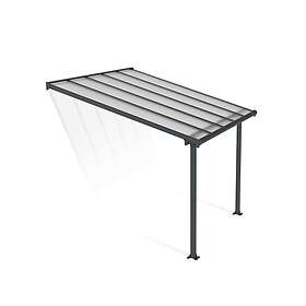 Canopia by Palram Altantak Olympia OLYMPIA PATIO COVER 3X3.05 GREY CLEAR 704215