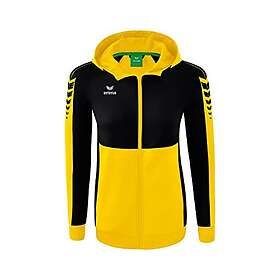 Erima Six Wings Training Full Zip Sweatshirt Gul 40 Kvinna