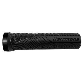 Herrmans Shark Lock 22 Mm Handlebar Grips 130 130 mm