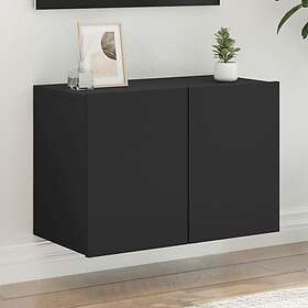 vidaXL Väggmonterad tv-bänk svart 60x30x41 cm 836940