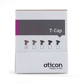 Oticon Mikrofonfilter T-Cap, 8-pack (Färg: Beige)