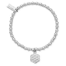 ChloBo SBDS3116 Didi Sparkle Flower Of Life Bracelet Jewellery