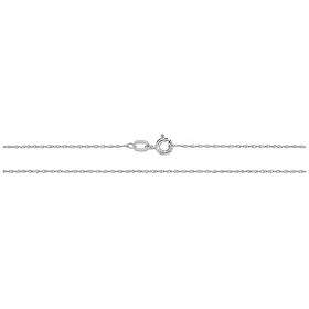 James Moore TH CH216W/18 9k White Gold Singapore Chain 18 Jewellery