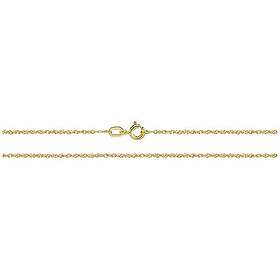 James Moore TH CH218/18 9ct Yellow Gold DC Chain 18 Jewellery