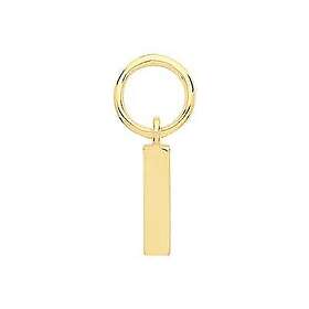 James Moore TH EPN005 9ct Yellow Gold Small Bar Earring Jewellery