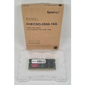 Synology 16GB DDR4 RAM 2666MHz SO DIMM 260-pin ECC (D4ECSO-2666-16G)