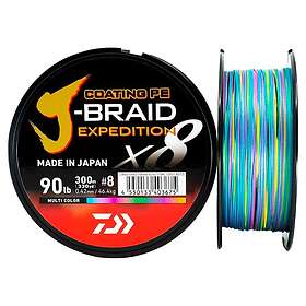 Daiwa J-BRAID EXPEDITION×8E 0,28ｍｍ-3000m MULTI COLOR