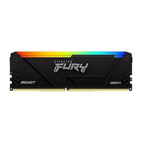 Kingston FURY Beast RGB 32GB DDR4 RAM 2666MHz DIMM 288-pin On-die ECC CL16 (KF42