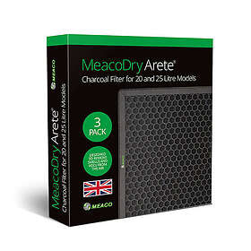 Meaco Kolfilter för Arete One 10 12L (3 st.)