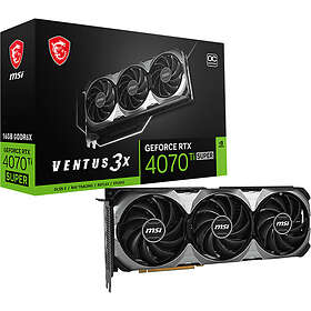 MSI GeForce RTX 4070 Ti SUPER Ventus 3X OC HDMI 3xDP 16GB