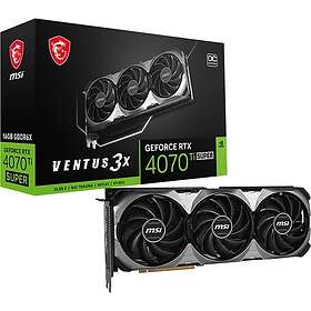 MSI GeForce RTX 4070 Ti SUPER Ventus 3X HDMI 3xDP 16GB