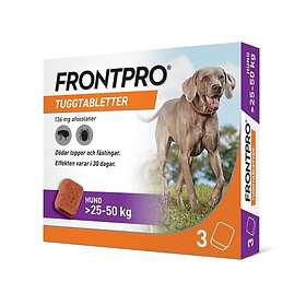 Frontpro Fästingmedel för hundar >25-50kg, tuggtablett 136 mg