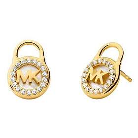 Michael Kors MKC1558AH710 Lock Stud Earrings Gold Plated Jewellery
