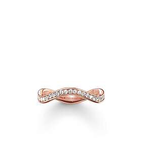 Thomas Sabo TR2010-416-14-56 Ring size 56 Rose Gold PLATE C/ Jewellery