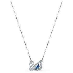 Swarovski 5533397 Dancing Swan Blue Crystal Necklace Jewellery