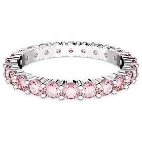 Swarovski 5658855 Matrix Ring Rhodium Plated Pink Jewellery