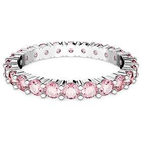 Swarovski 5658853 Matrix Ring Rhodium Plated Pink Jewellery