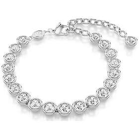 Swarovski 5682666 Imber Tennis bracelet, Round cut, White, Jewellery