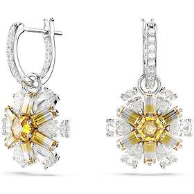 Swarovski 5683243 Idyllia Drop Earrings, Flower, Yellow, Jewellery