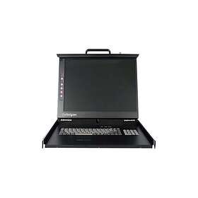 LCD StarTech.com 1U 19" Rackmount Console USB PS/2 KVM console 19"