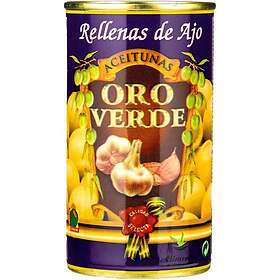 Oro Verde Manzanilla Oliver Vitlök 350g