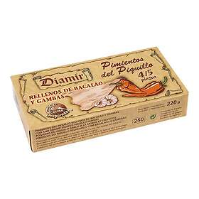 Diamir Små röda paprikor Torsk och räkor (220g)