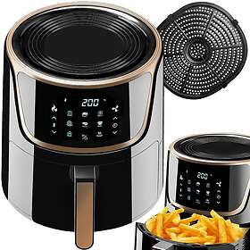 Princess Digital Air Fryer XXL – 5.2 L – 1700 W – 7 Presets – Baking Tin  Included – Rapid Hot Air Circulation System – Detachable Double Basket –  Timer – Touchscreen Display – 182050 : : Home & Kitchen