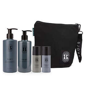 Björk FUKT Shampoo & Balsam Sett (Kosmetikkveske & Miniatyrer)