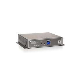LevelOne HVE-6601R HDMI Video Wall over IP PoE Receiver videoförlängare 100Mb LAN, GigE