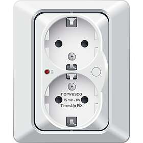 Norwesco 697202 Timeruttag 2-vägs, 16A Fix