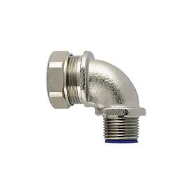 Hellermann Tyton 166-32402 Kompressionskoppling LTS-90FMC, 90° vinklad Nominell Ø12 mm, M16