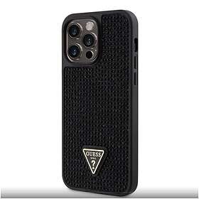 Guess Rhinestones Triangle Metal Logo Fodral till iPhone 14 Pro Max