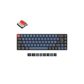 Keychron K7 Pro QMK/VIA Wireless Gateron Hot-Swappable Low-Profile Red (Nordisk)