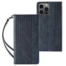 Hurtel Magnet Strap Case Fodral för iPhone 14 Pro Max Flip Wallet Mini Lanyard Stand