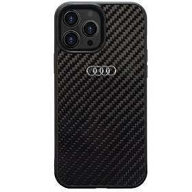 Audi iPhone 14 Pro Max Skal Carbon Fiber Svart