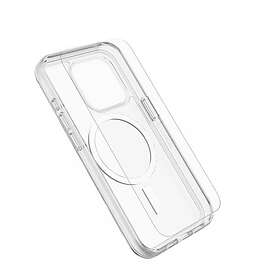 Otterbox iPhone 15 Pro Skal med Skärmskydd Symmetry Clear MagSafe Premium Glass