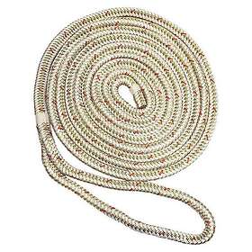 New England Ropes 4,57 M Double Braided Dock Rope Guld 12,7 mm