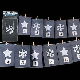 Adventskalender Papperspåsar Adventskalender