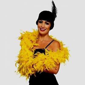 Fjäderboa DeLux Guldgul