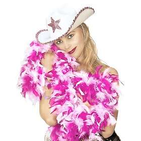 Fjäderboa DeLux Cerise/lila