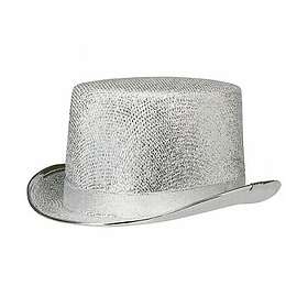 Hög silverhatt vuxen