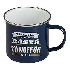Retro Chaufför Emaljmugg