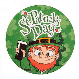 St. Patricks day glasunderlägg