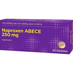 ABECE Naproxen Tablett 250mg 20 tabletter