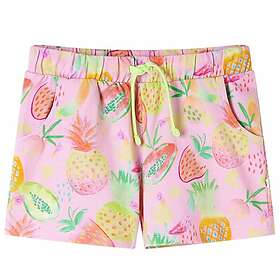vidaXL Barnshorts med snöre mild rosa 92 10949