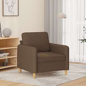 vidaXL Nojatuoli brun 60 cm tyg 359465