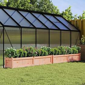 vidaXL Planteringslådor 2 st massivt douglasträ 837501